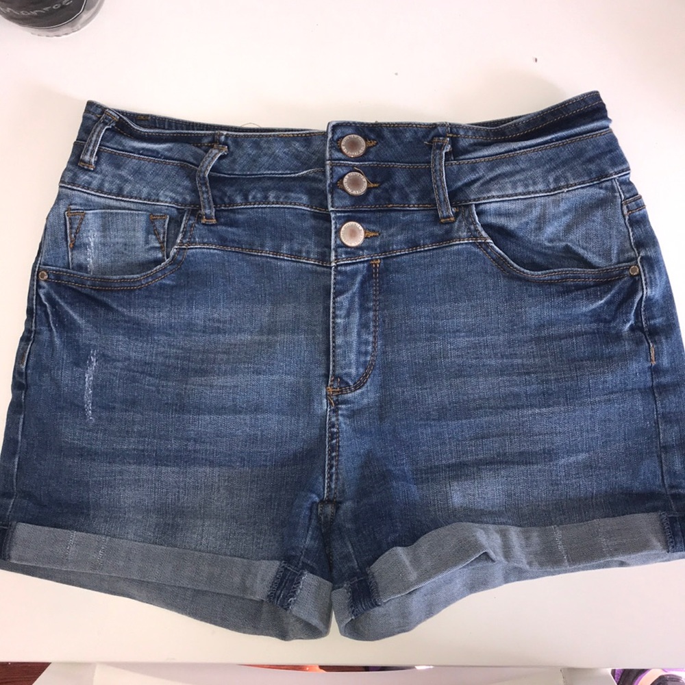 Stretchy Jean Shorts